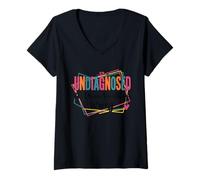 Women's Undiagnosed But I Know Something’s Wrong V-Neck T-Shirt