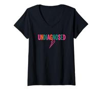 Womens Undiagnosed But Something Ain't Right V-Neck T-Shirt