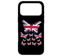 Womens Union Jack Butterfly Kids British Flag Case for iPhone 17 Pro Max