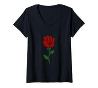 Women's Union Strong Pro Union Worker Labor V-Neck T-Shirt