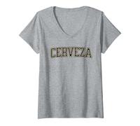 Womens Universidad de Cerveza V-Neck T-Shirt