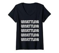 Womens Unsettling V-Neck T-Shirt