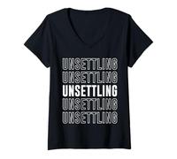 Womens Unsettling V-Neck T-Shirt