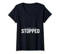 Women's Unstoppable Spirit Power Mindset V-Neck T-Shirt
