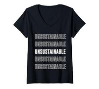 Women's Unsustainable V-Neck T-Shirt