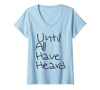 Womens Until All Have Heard Christian Duty Jesus Christ God Lover V-Neck T-Shirt