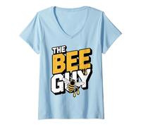 Womens Urban Beekeeper The Bee Guy V-Neck T-Shirt