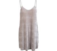 Urban Classics Velvet Lip Sleeveless Dress Beige XS Woman