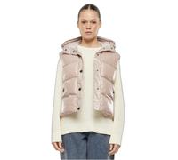 Women's Urban Classics Sherpa Recycled Hooded Puffer Vest Rose XS