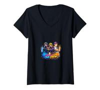 Women's Urban Unity Street Artist Squad Graphic V-Neck T-Shirt