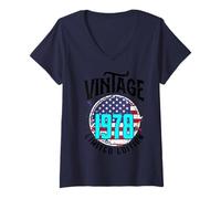 Womens US American Flag Limited Edition - Vintage 1978 V-Neck T-Shirt