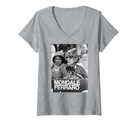 Womens US Democratic Nominee Geraldine Ferraro by Michael Grecco V-Neck T-Shirt