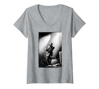 Women's US Rock Band Frontman Live Michael Robert Williams V-Neck T-Shirt