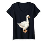 Women's USA America - Animal V-Neck T-Shirt