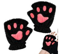 Women's USB Heated Gloves Plush Hand Warmer with | Electric Heated Hand Gloves for Winter Sports Outdoor Work Cycling Mountaineering