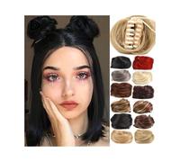 Women's use Space Buns Hair Pieces 1 Pcs Mini Claw Clip in Synthetic Donut Chignon Hair Extentions For hair(101)