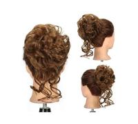 Women's use Synthetic Hair Buns Hairpiece Messy Fluffy Curly Chignon Ponytail Extensions with Elastic Rubber Band For hair(6)