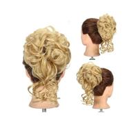Women's use Synthetic Hair Buns Hairpiece Messy Fluffy Curly Chignon Ponytail Extensions with Elastic Rubber Band For hair(22)