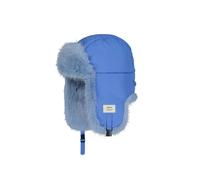 Barts Womens Hawka Bomber Trapper Hat Faux Fur Adjustable Ear Flaps - Blue