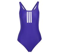 adidas Female 3 Stripes v-Back Swimsuit Purple 36"