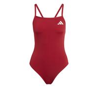 adidas Women's Thin Straps V-Back Swimsuit Swimwear, Team Power red 2, 32"