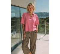 Women's V-Neck All-Over Printed Fluid Viscose Blouse s.Oliver Rose 40