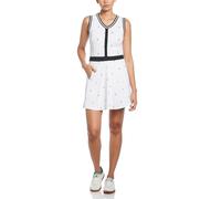 Women's V-Neck Allover Pete Print Tennis Dress In Bright White