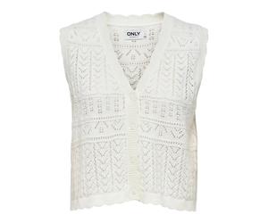 Women's V-Neck Gilet Only Irina Blanc L