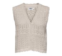 Women's V-Neck Gilet Only Irina Gris XL