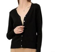 Women's V-Neck Knit Cardigan Solid Color Button Front Long Sleeve Sweater | Women Cardigan,Knit Sweater, for v Neck for top,Button Up Sweater,Summer Cardigan,Long Sleeve Knit,Beach Cover