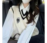 Womens V-Neck Knitted Vest School Style Sweater Waistcoat | V Neck School Uniform Enhances overall handling and improves the user experience.