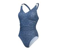 Women's V-neck one-piece swimsuit Speedo Eco Print Bleu 38