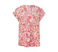 Women's V-Neck Patterned Blouse COMMA Rose 40