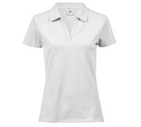 Women's V-neck Polo Tee Jays Blanc 3XL