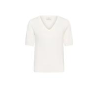 Women's V-neck Pullover KAFFE Lizza Blanc XS