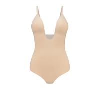 Women's V-neck shaping bodysuit Bye Bra Beige XL