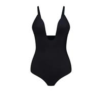 Women's V-neck shaping bodysuit Bye Bra Noir L