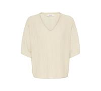 Women's V-neck sweater b.young Mobbe 2 Blanc S