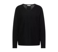 Women's V-neck sweater Cecil Dolman Noir L