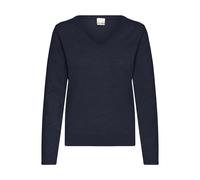 Women's V-neck sweater Ichi Luls Bleu S