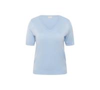 Women's V-neck sweater KAFFE Curve Lizzy Bleu L