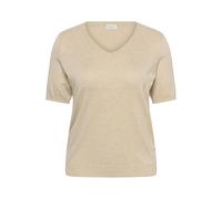 Women's V-neck sweater KAFFE Curve Lizzy Gris L