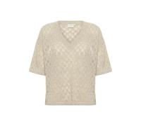 Women's V-neck sweater KAFFE Lourine Gris S