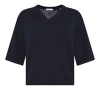 Women's V-neck sweater KnowledgeCotton Apparel Bleu XL