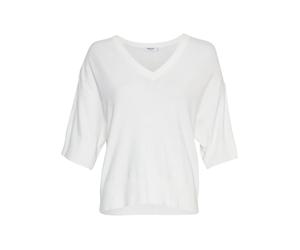 Women's v-neck sweater Moss Copenhagen Eslina Rachelle Blanc L/XL