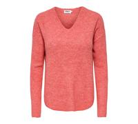 Women's V-neck sweater Only Camilla Orange L