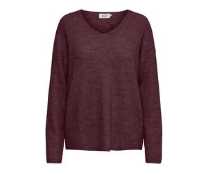 Women's v-neck sweater Only Camilla Rouge XS