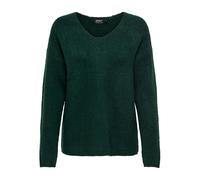 ONLY Women's Onlcamilla V-Neck L/S Jumper KNT Noos Sweater, Scarab/Detail: Melange, M