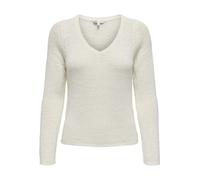 Women's V-neck sweater Only Geena Blanc XL