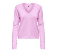 Women's V-neck sweater Only Loyal Rose L
